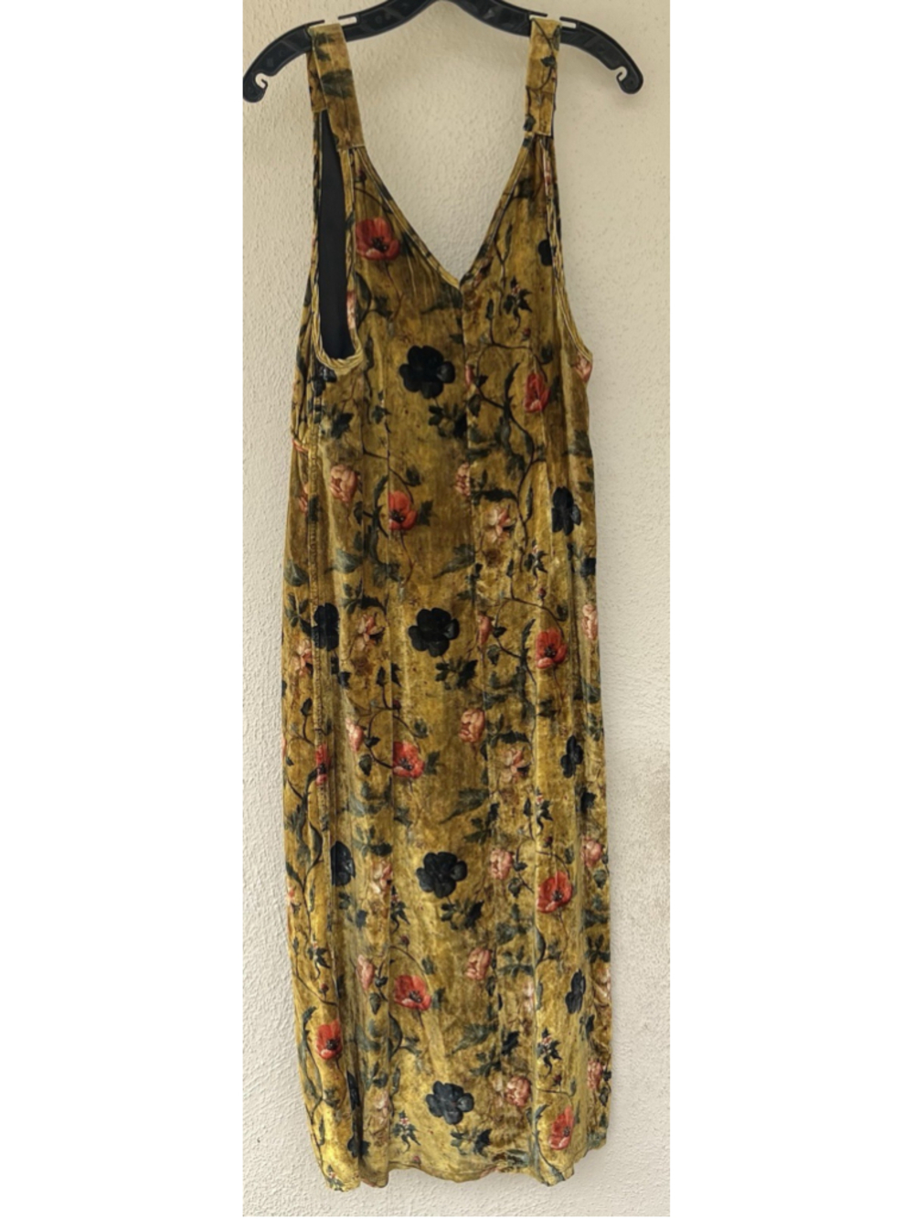 R13 Grunge Floral Print Burnt Velvet V Neck Midi Dress M Edgy Alternative Goth - Picture 8 of 11